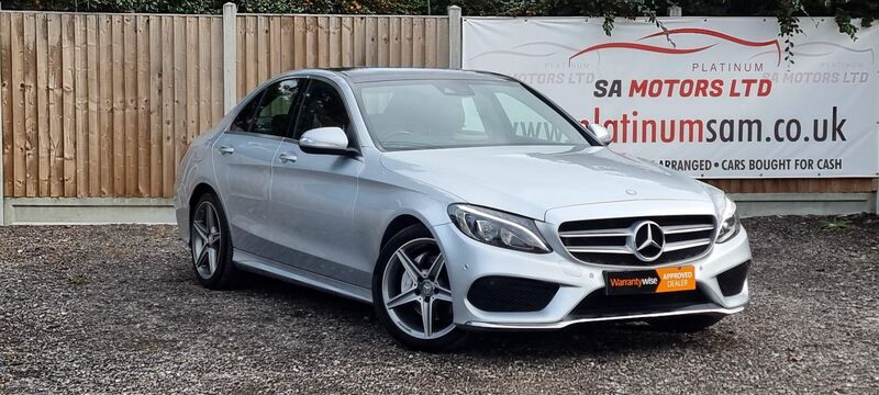 View MERCEDES-BENZ C CLASS 2.1 C220 BlueTEC AMG Line G-Tronic+ Euro 6 (s/s) 4dr